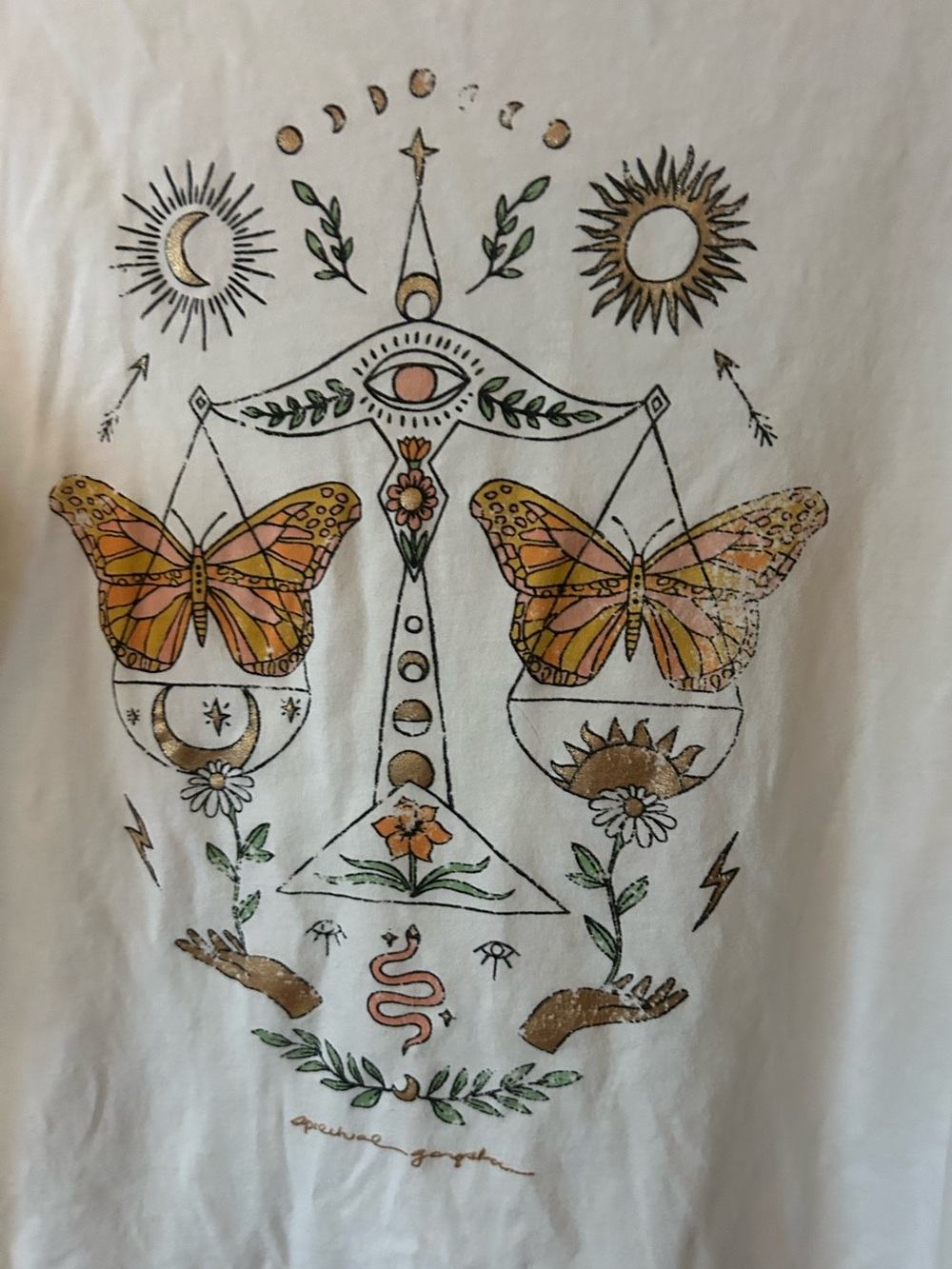 Spiritual Gangster White Graphic Tee tank  S - Picture 2 of 4